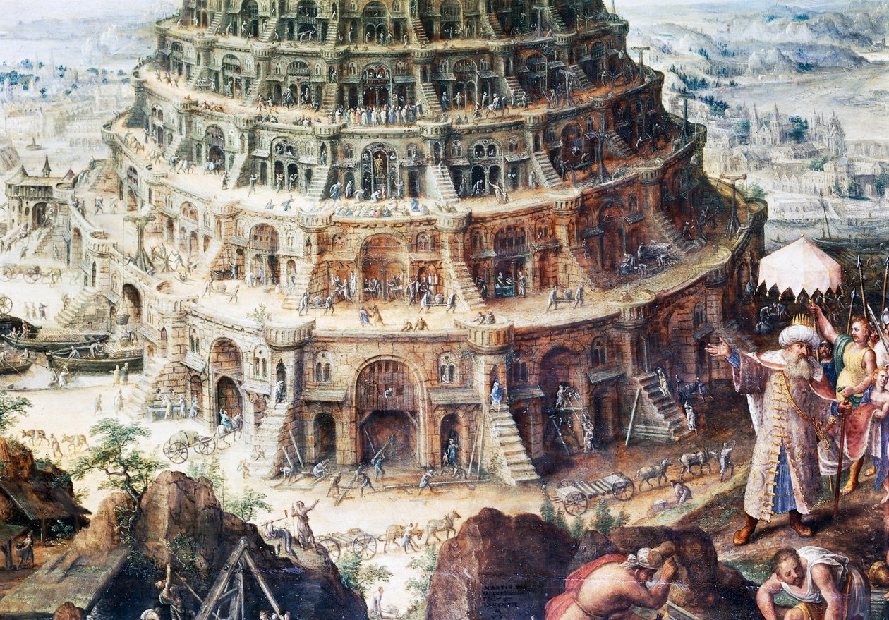 Tour de Babel (détail) - Frederick van Valkenborch