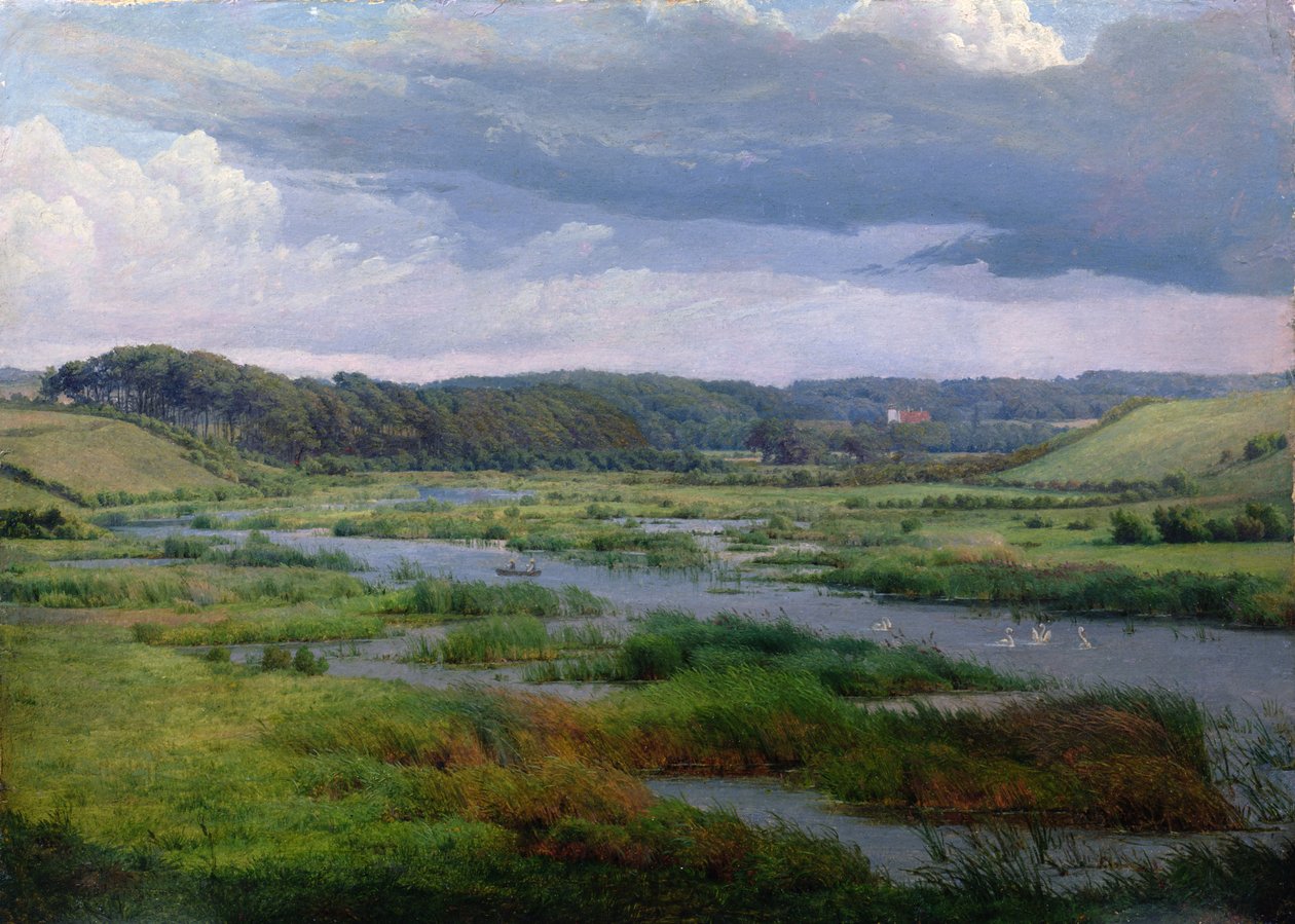 Paysage près de Ribe, Danemark - Frederik Kiaerskou