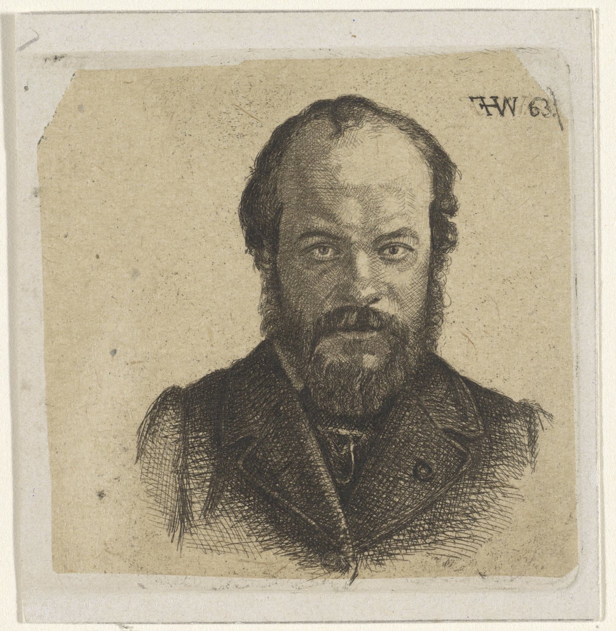 Portrait de Jan Weissenbruch - Frederik Hendrik Weissenbruch