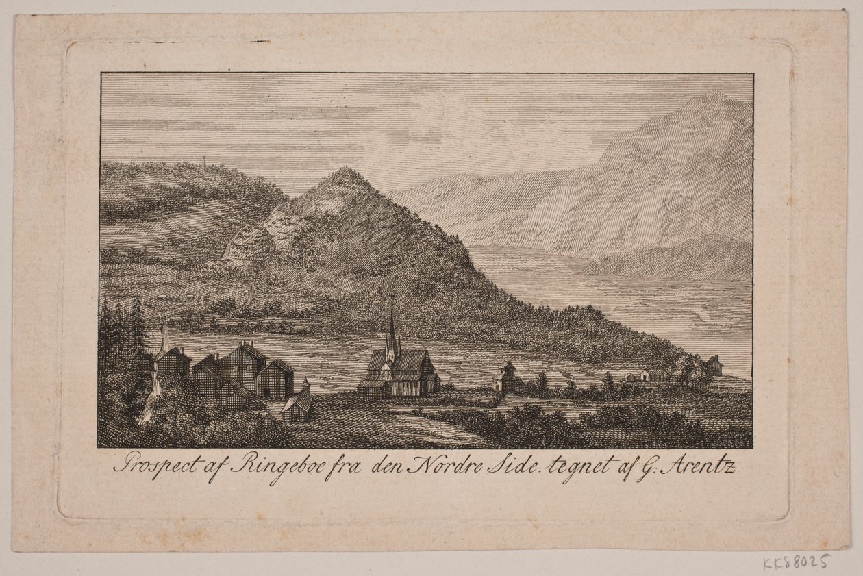 Danois :  Prospekt at Ringeboe - Frederik Ludvig  Bradt