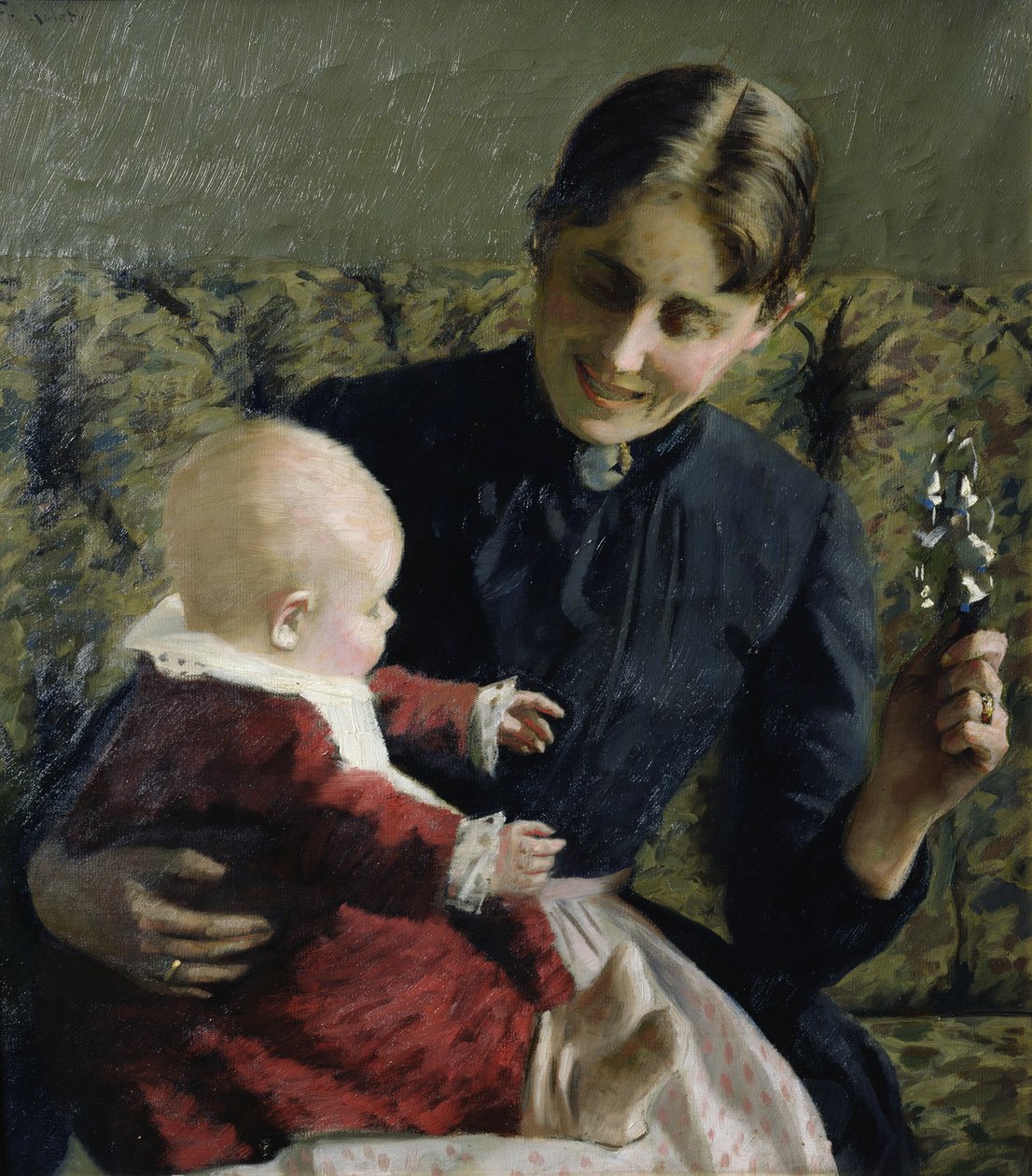 Astrid sur les genoux de grand-mère - Fredrik Kolstoe