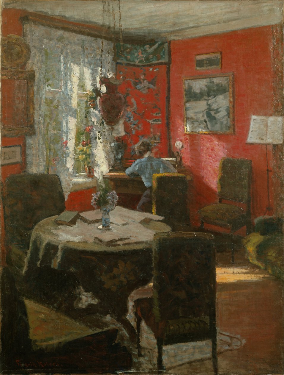 Intérieur (peinture) - Fredrik Kolstoe