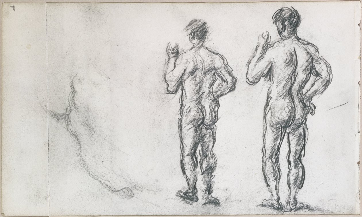 Baigneur masculin debout; Atlas de Puget - Paul Cézanne