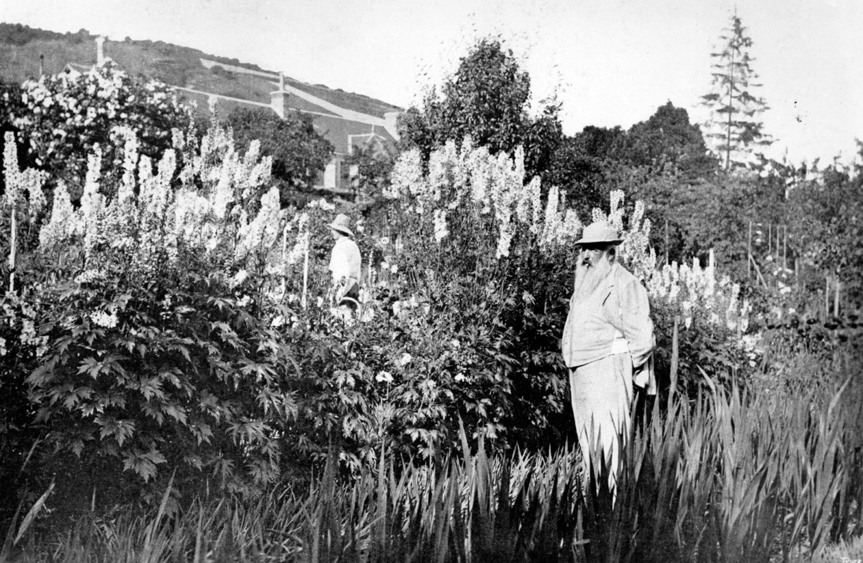 Claude Monet à Giverny, 1908 - French Photographer