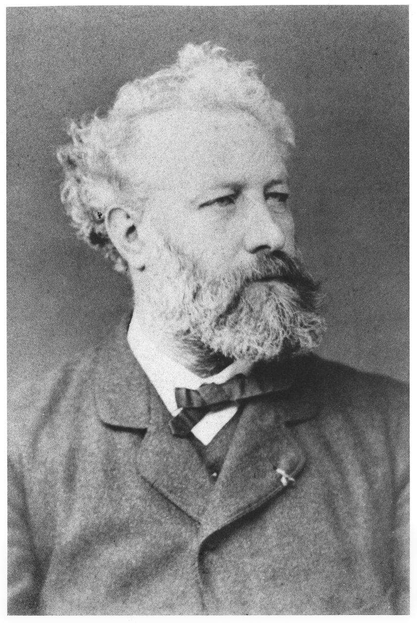 Portrait de Jules Verne (1828-1905) fin du 19e siècle - French Photographer