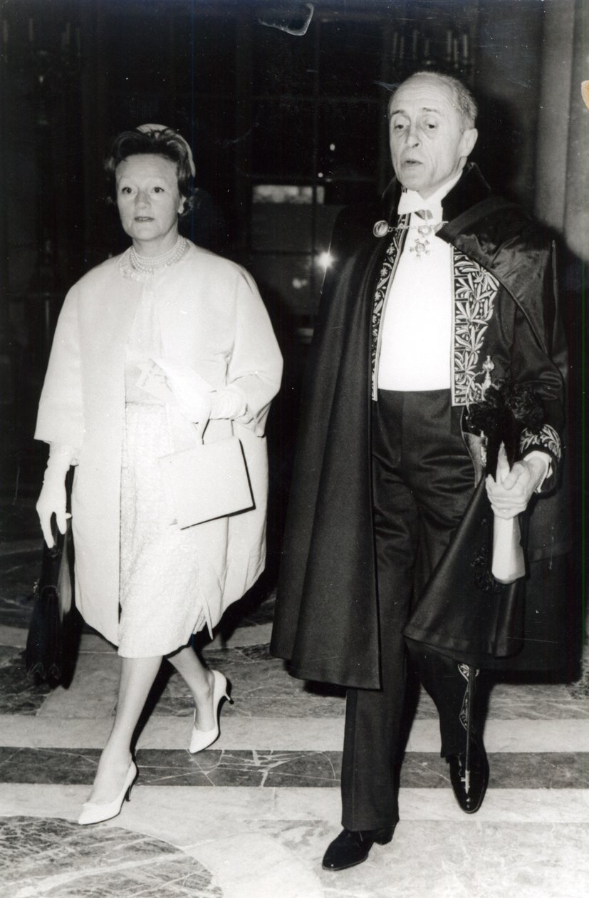 René Clair et sa femme Bronya Perlmutter, vers 1960 - French Photographer