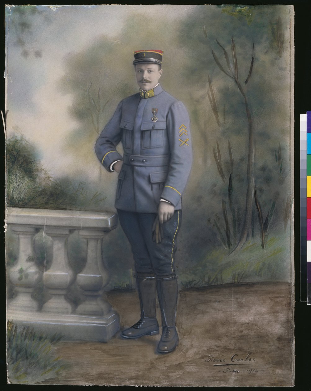 Sous-lieutenant du Premier Régiment d