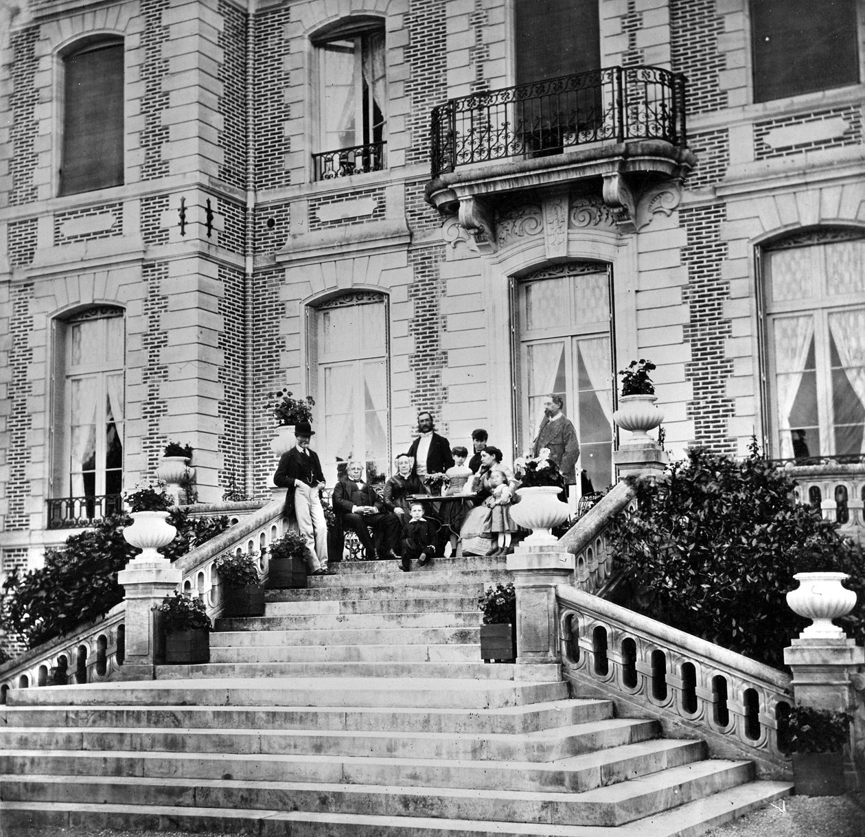 Thé sur la terrasse d