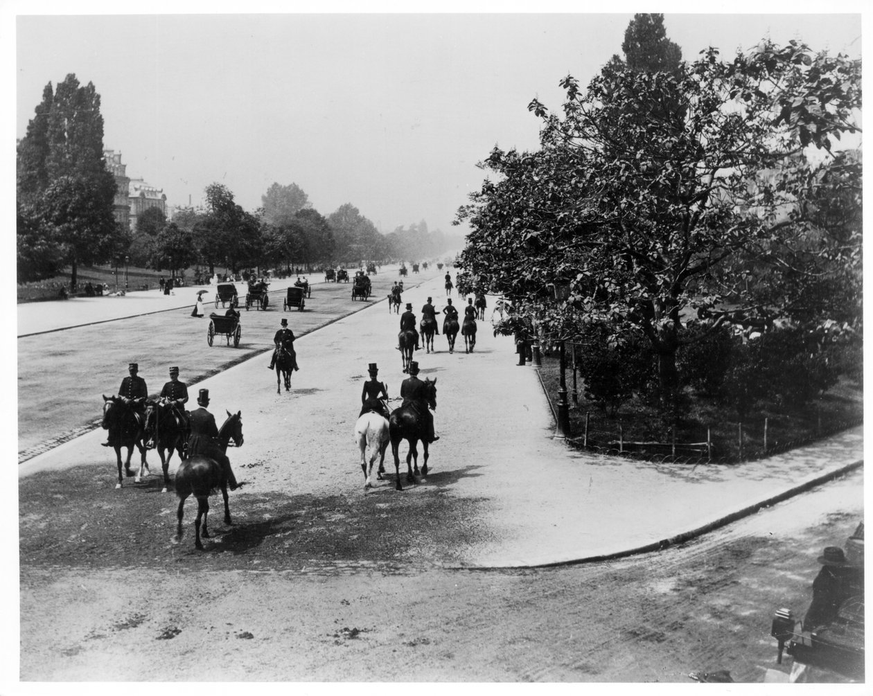 Le Bois de Boulogne, Paris, vers 1900 - French Photographer