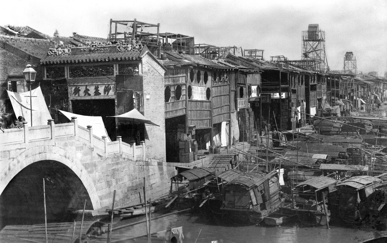 Vue de Canton, Chine, c.1900 - French Photographer