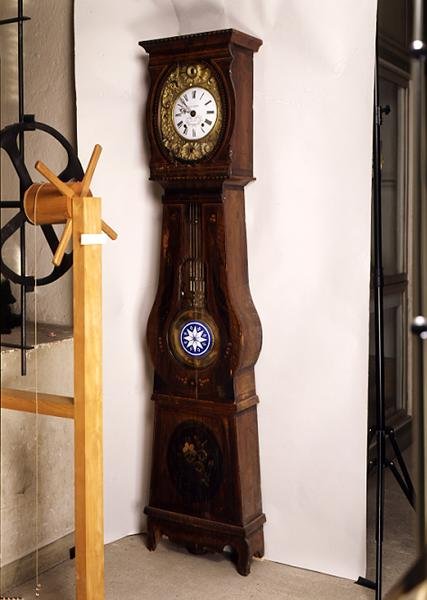 Une horloge comtoise, après 1840 - French School