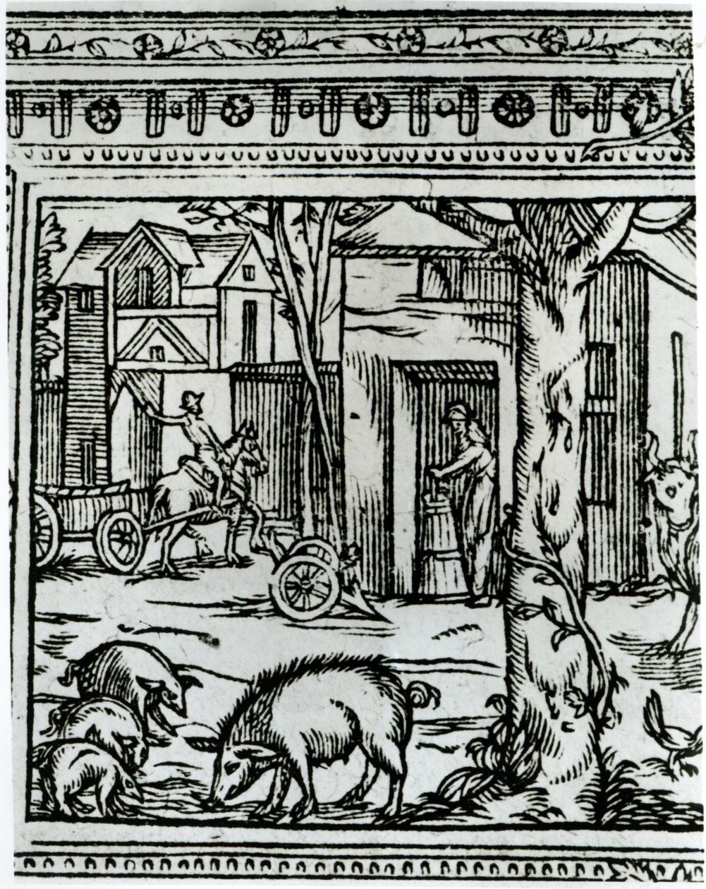 Une ferme, illustration de 