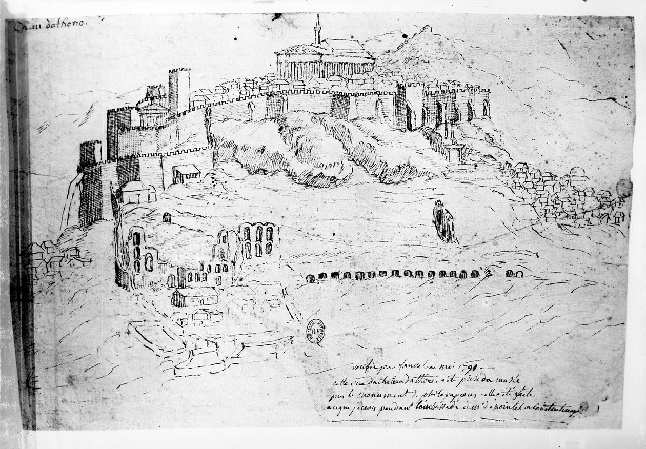 Athènes, 1791 - French School