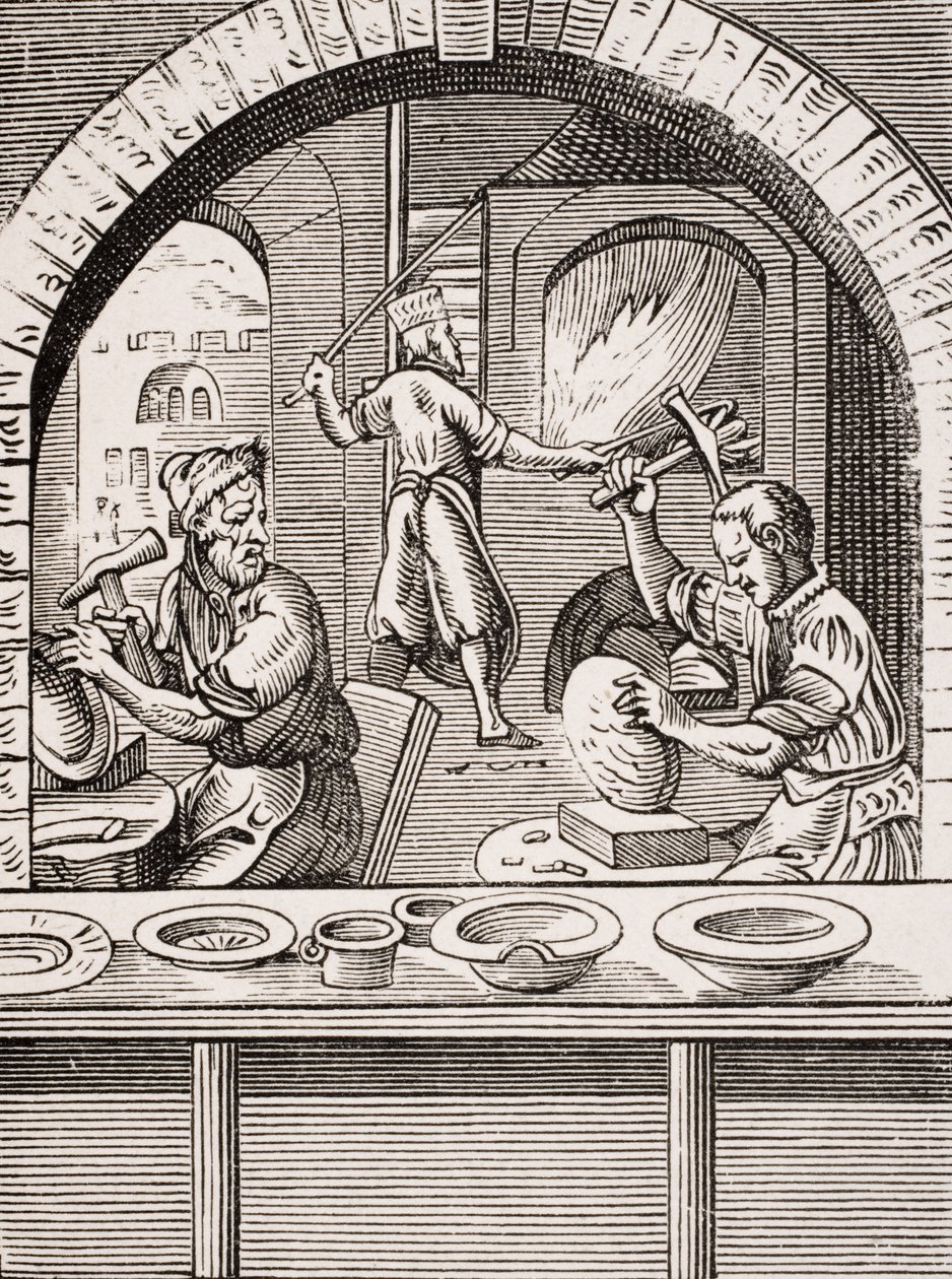 Fabricant de bassins, reproduction d