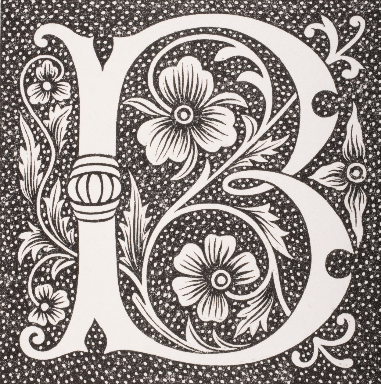 Lettre décorée 