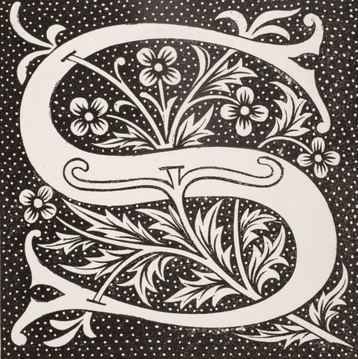 Lettre décorée 