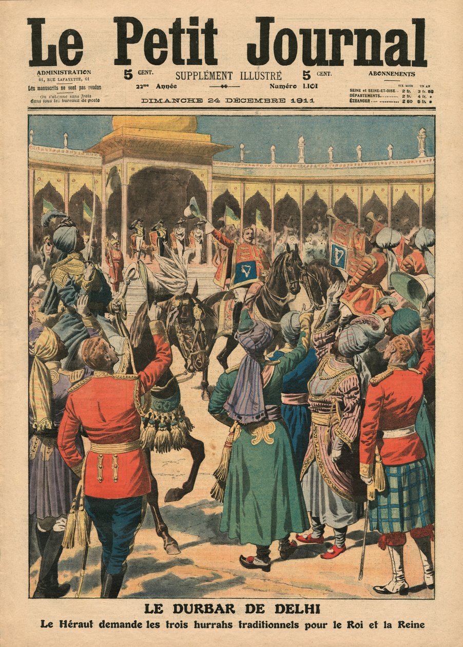 Delhi Durbar, illustration de 