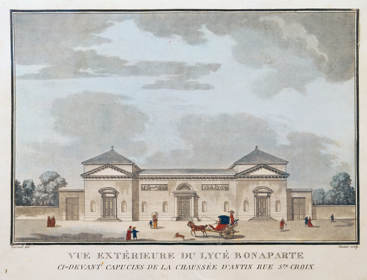 Vue extérieure du Lycée Bonaparte - French School