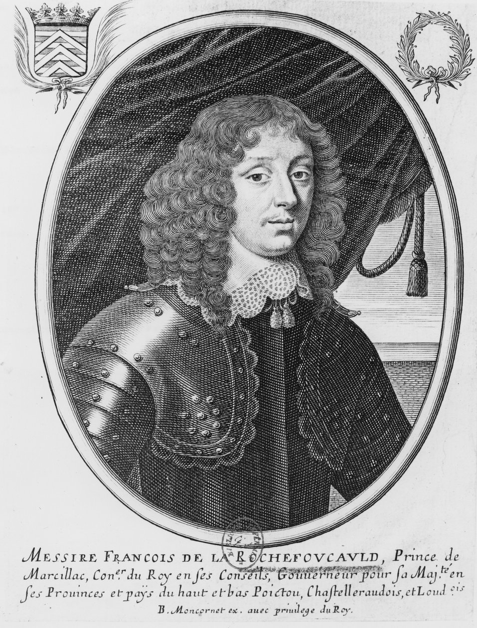 François VI (1613-80) Duc de La Rochefoucauld, Prince de Marcillac - French School