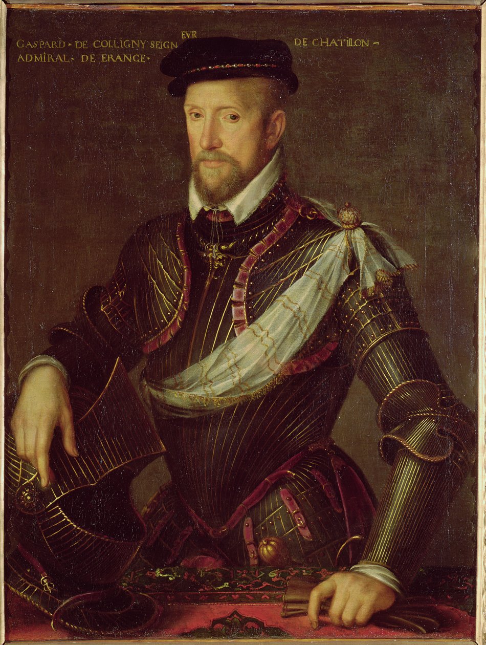 Gaspard II de Coligny (1519-72) Amiral de France - French School