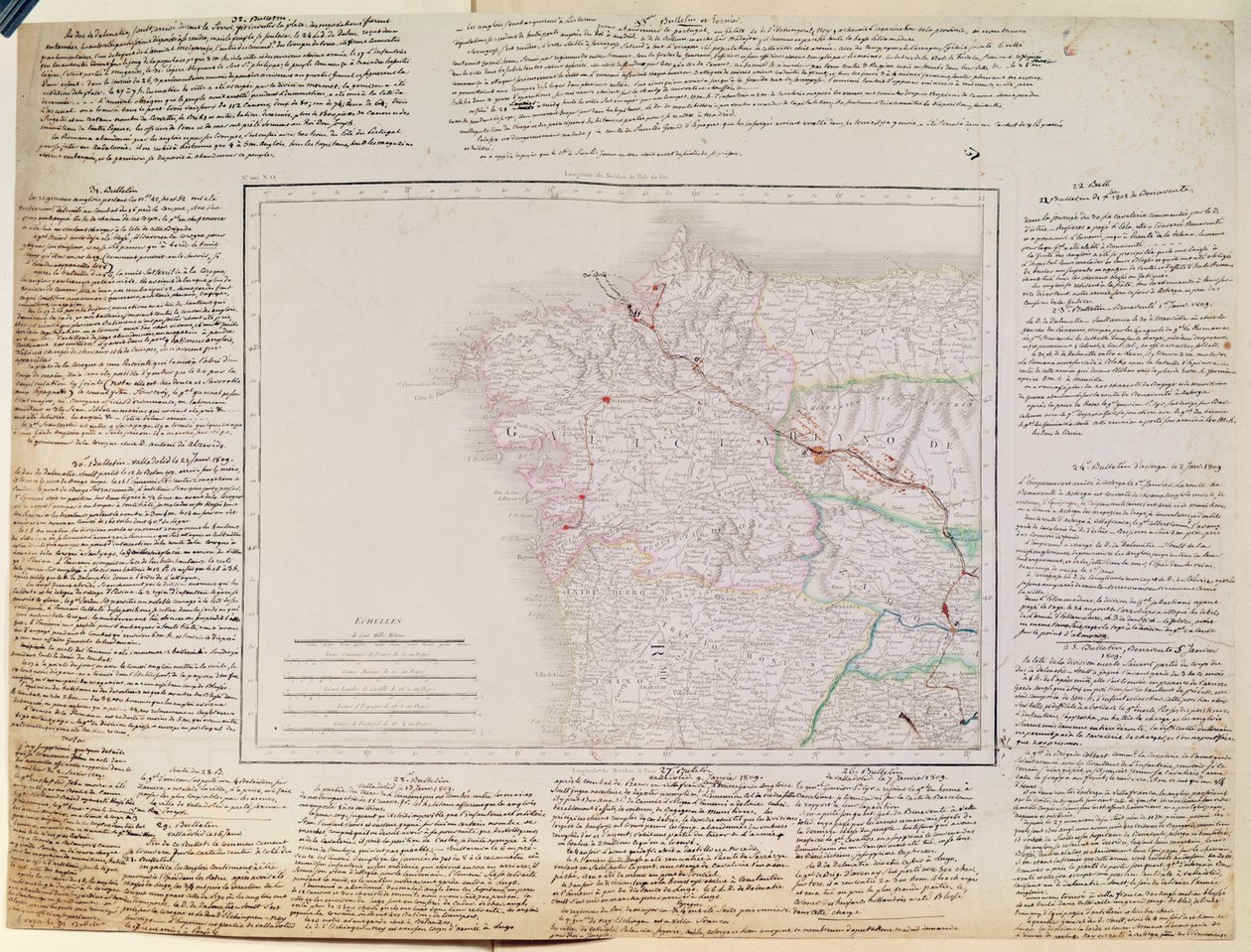 Carte de Galice avec l