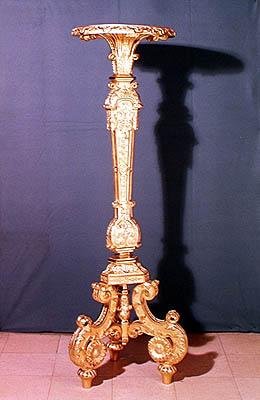 Chandelier pascal (bois doré) - French School