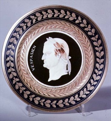 Assiette représentant l