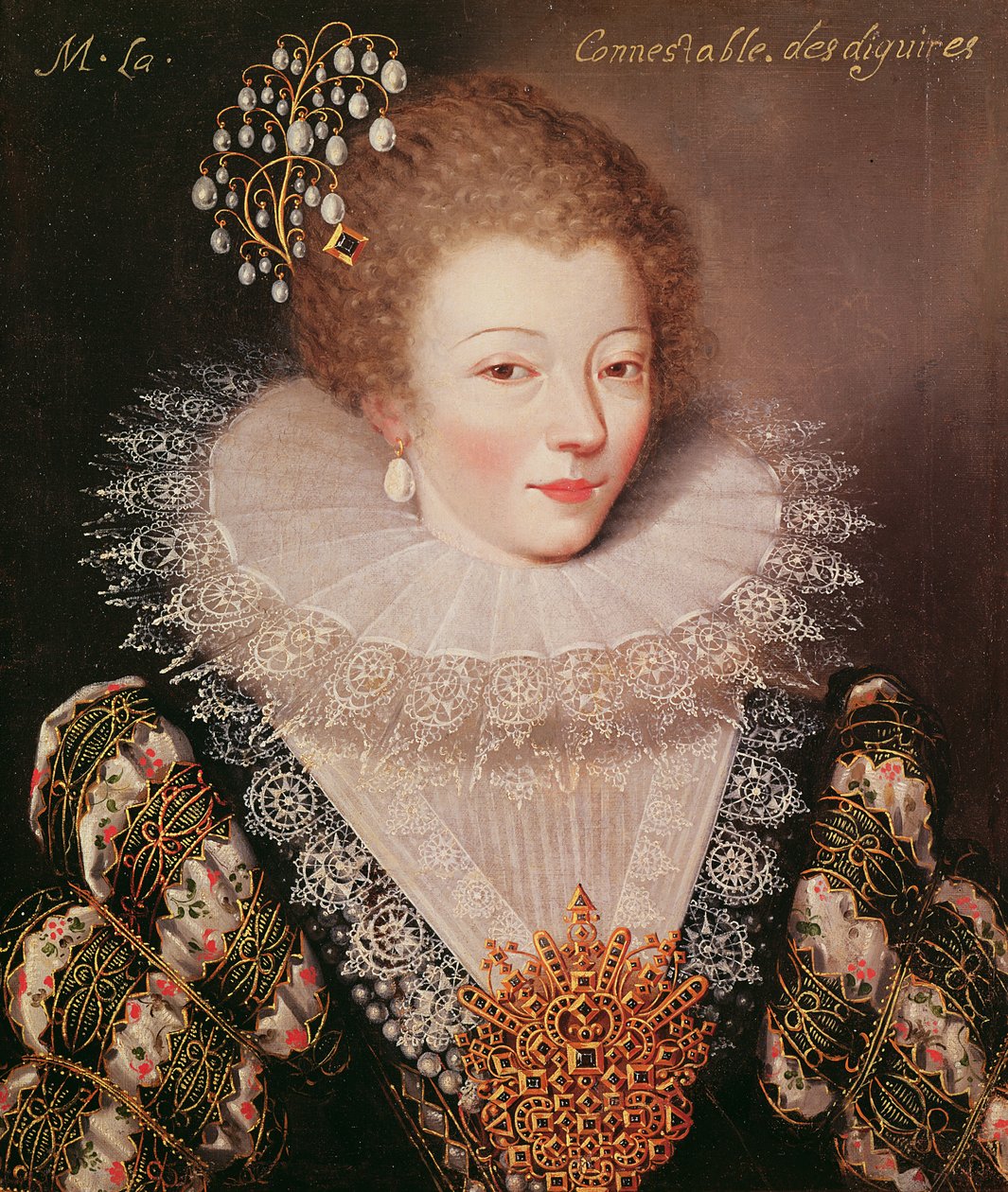 Portrait de Marie Vignon (c.1576-1657) - French School