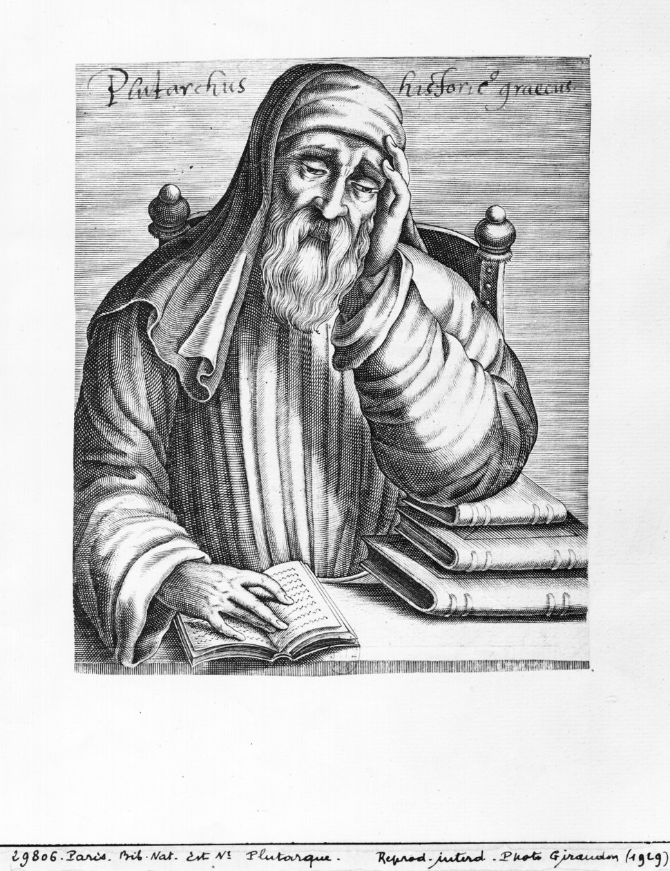 Portrait de Plutarque (c.46-c.120) - French School