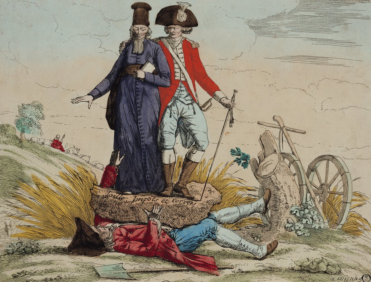 Caricature révolutionnaire sur 
