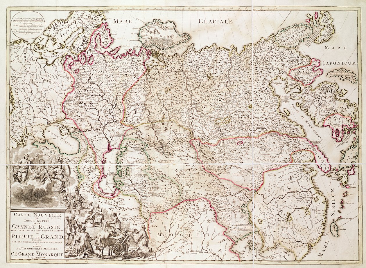 Russie, c.1725 - French School