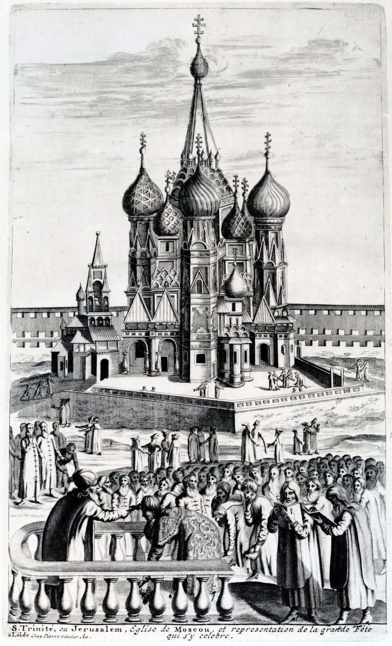 Cathédrale Saint-Basile, Moscou - French School