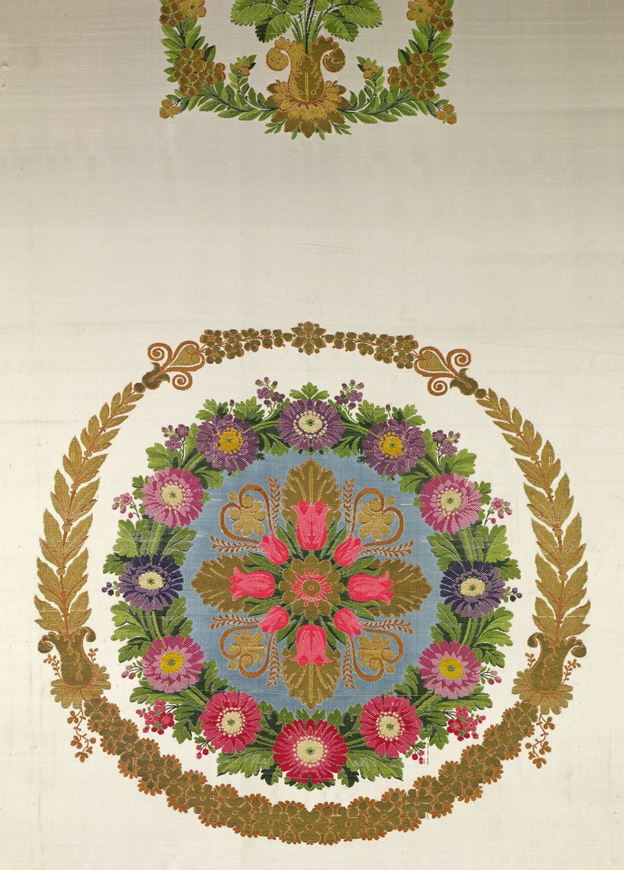 Couvre-siège par Bissardon, Cousin et Bony, Lyon, 1811 - French School