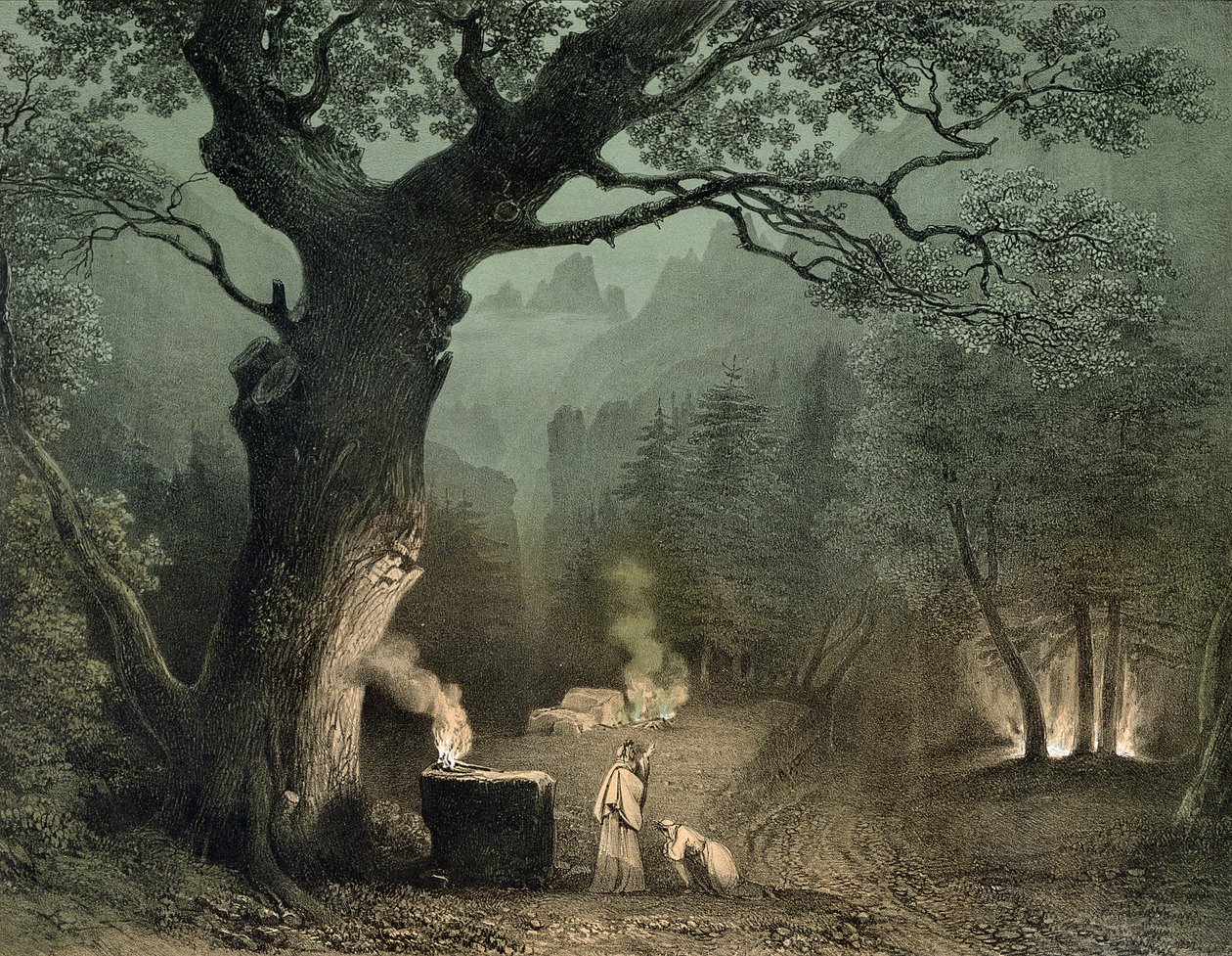 Le Bosquet sacré des druides, de l