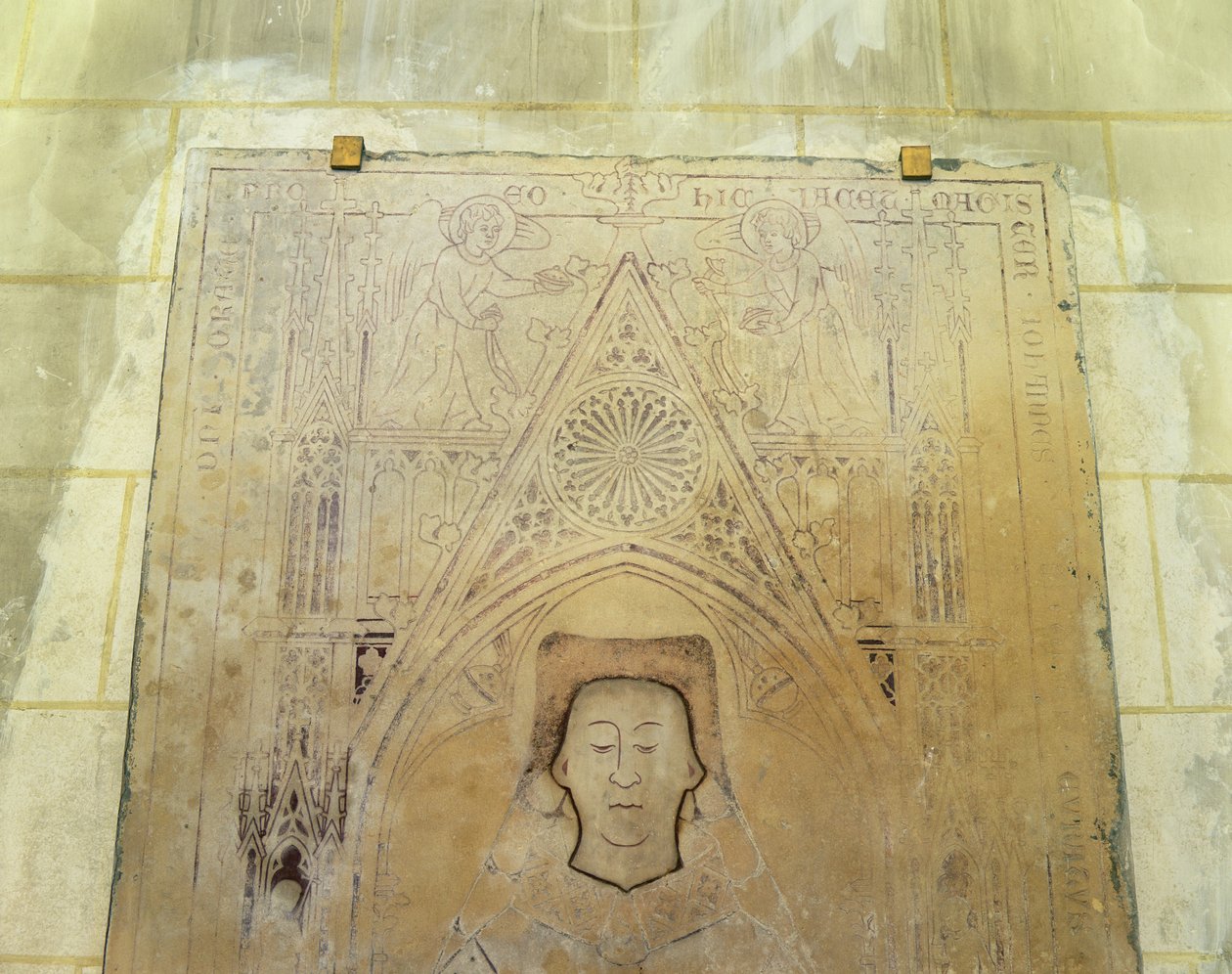 Pierre tombale de Magister Johannes, 1340 - French School