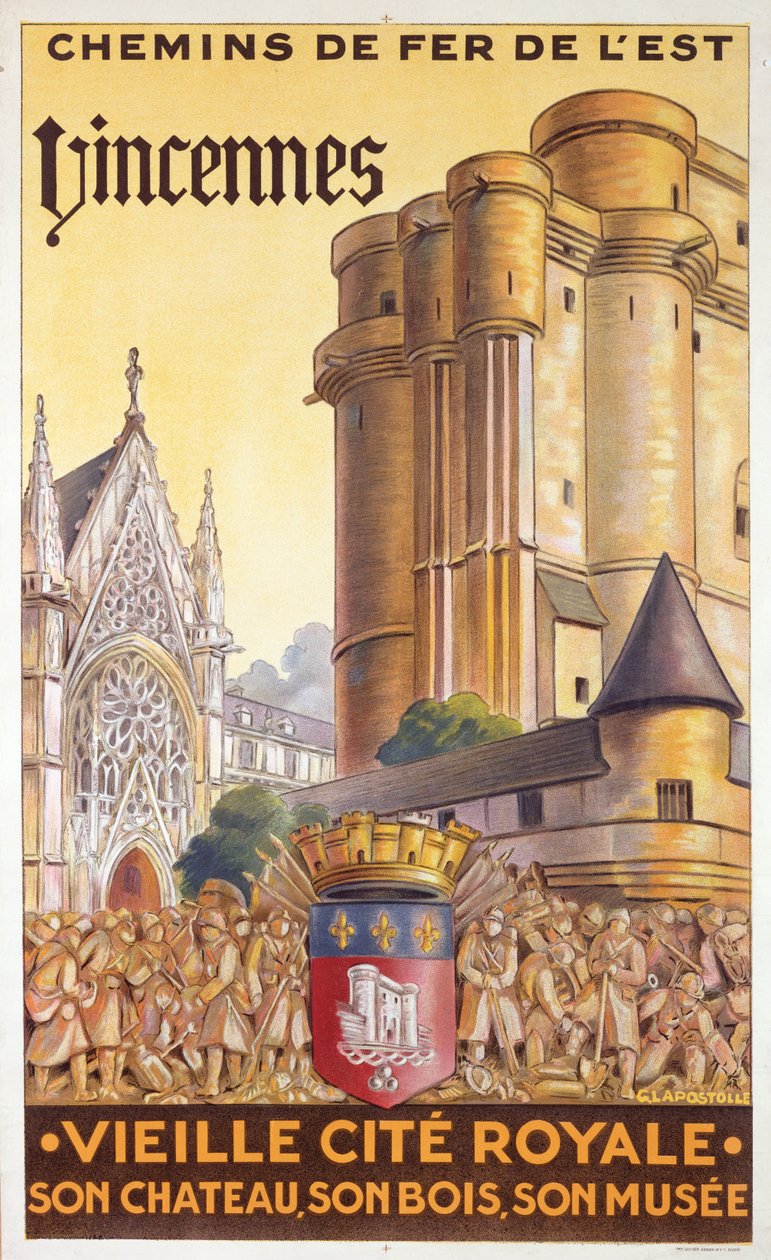 Affiche de voyage du Chemin de Fer de l