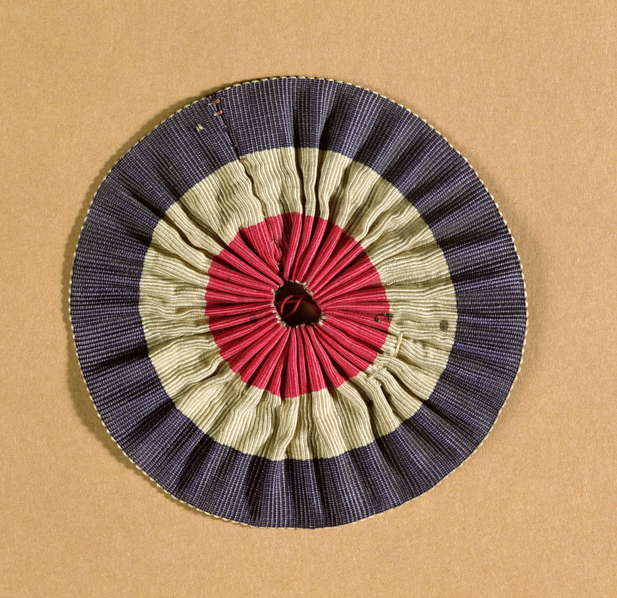 Rosette tricolore (textile) - French School