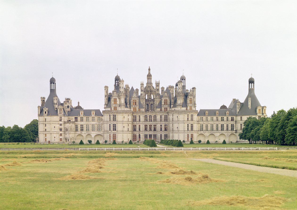 Vue de la façade nord-ouest, construite entre 1519-46 - French School