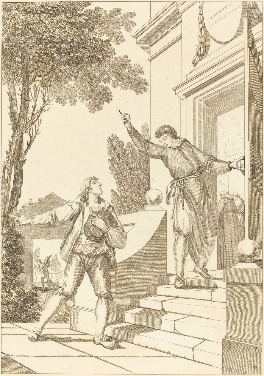 Alix malade - French 18th Century