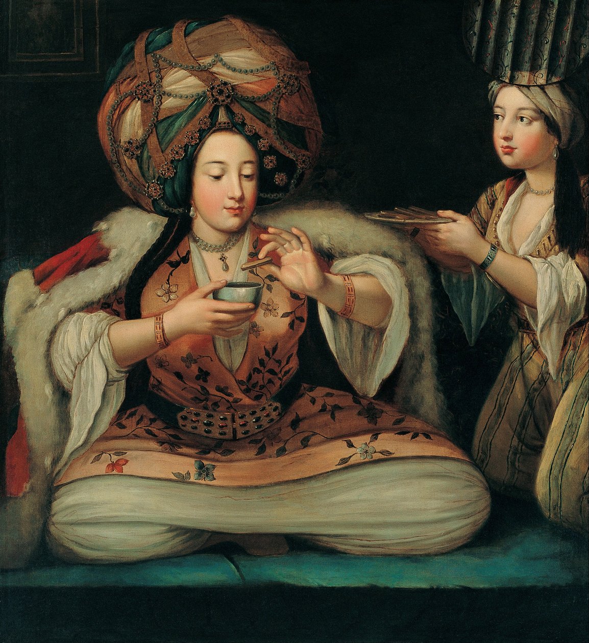 Appréciant le café, début du XVIIIe siècle - French Master