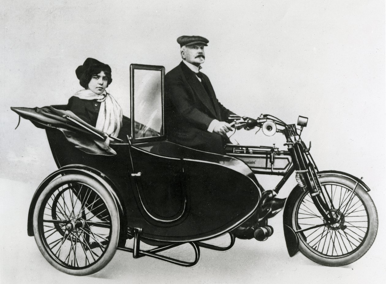 Side-car Jouve & Co., 1914 - French Photographer