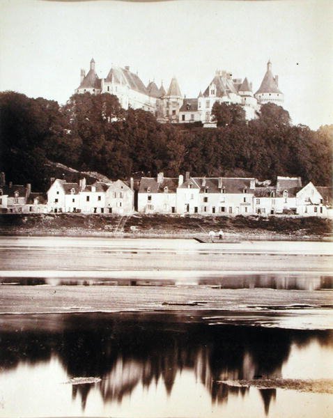 Marée basse, vallée de la Loire, vers 1880-90 (photo en noir et blanc) - French Photographer