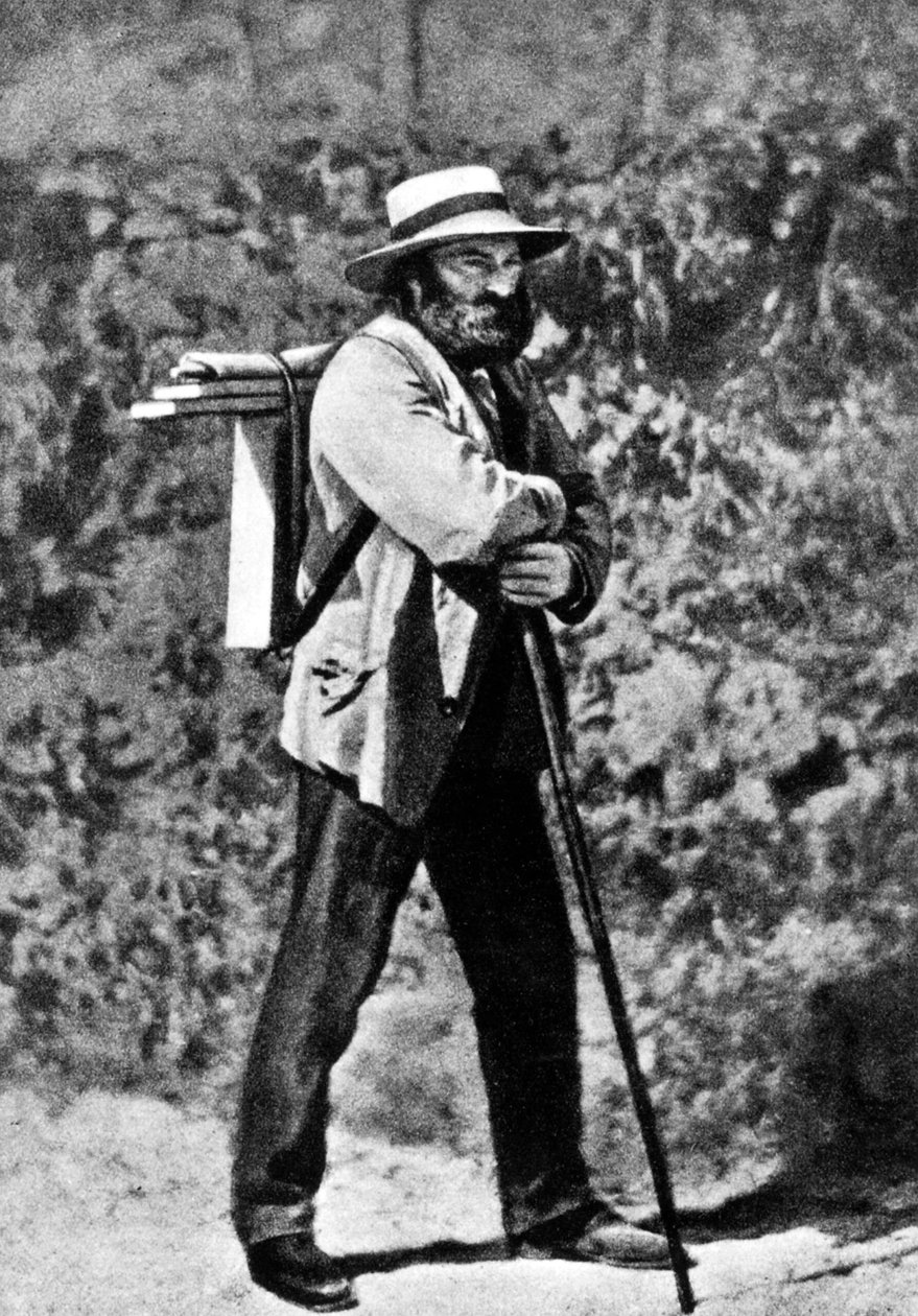 Paul Cézanne à Auvers-sur-Oise, vers 1873 - French Photographer