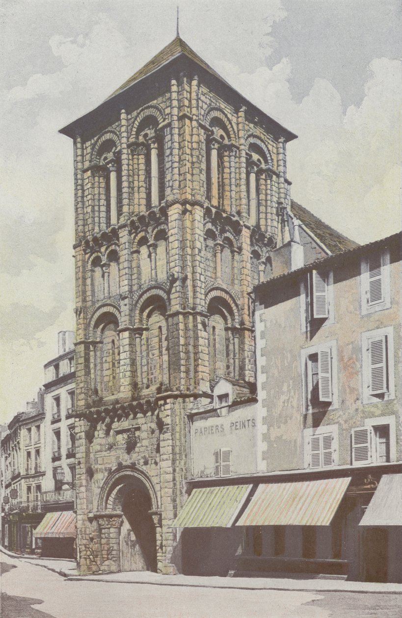 Poitiers, Église Saint-Porchaire, Clocher - French Photographer