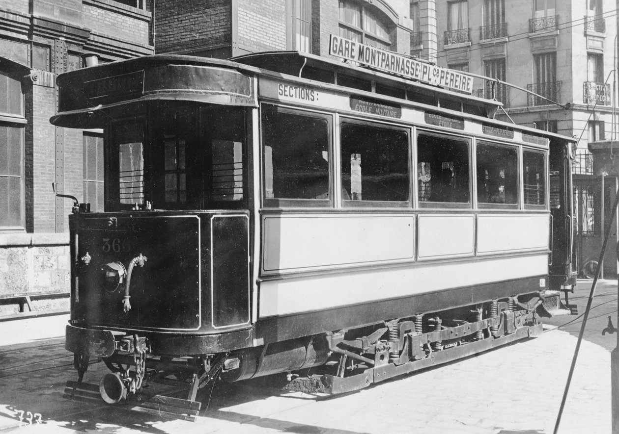 Tramway à Paris, vers 1900 - French Photographer