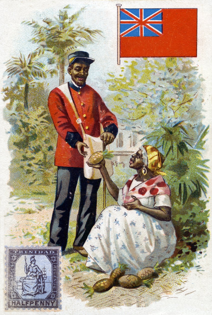 Facteur à Trinidad, fin du XIXe siècle - French School