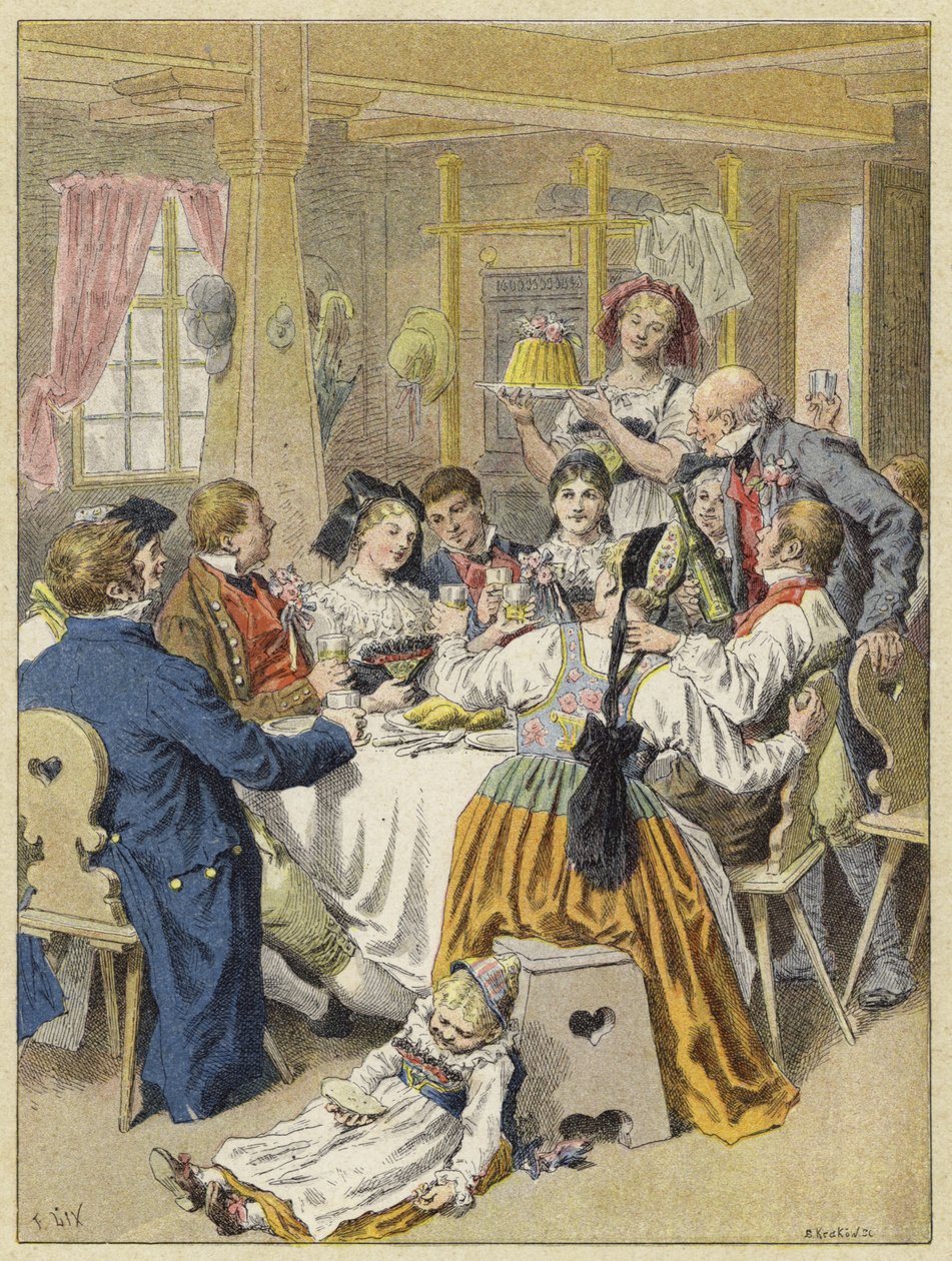 Fête de fiançailles en Alsace - French School