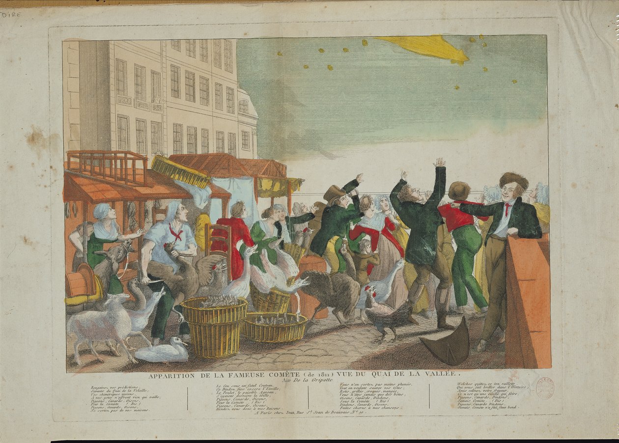 Apparition de la Grande Comète en 1811 - French School