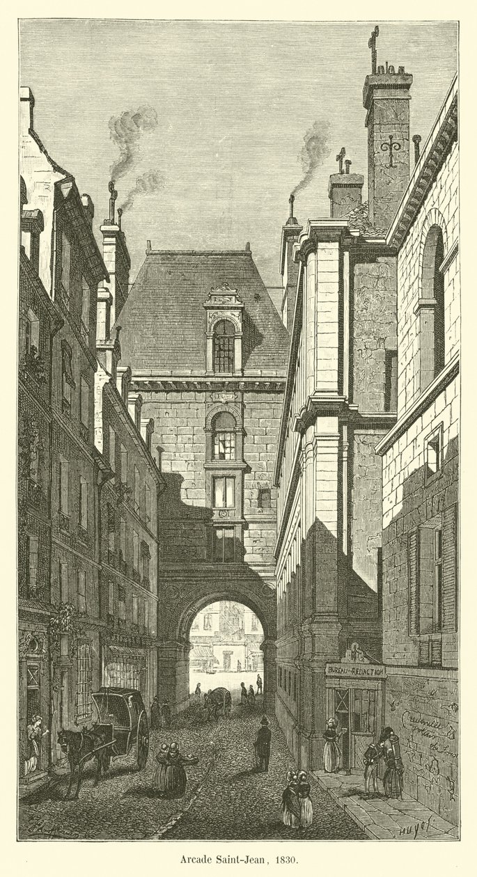 Arcade Saint-Jean, 1830 - French School