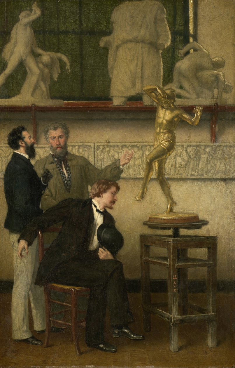 Artiste dans son atelier - French School